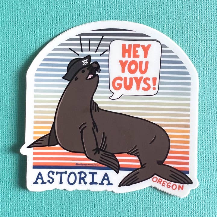 Hey You Guys Sea Lion Magnet for wholesale by hollymarshmallow