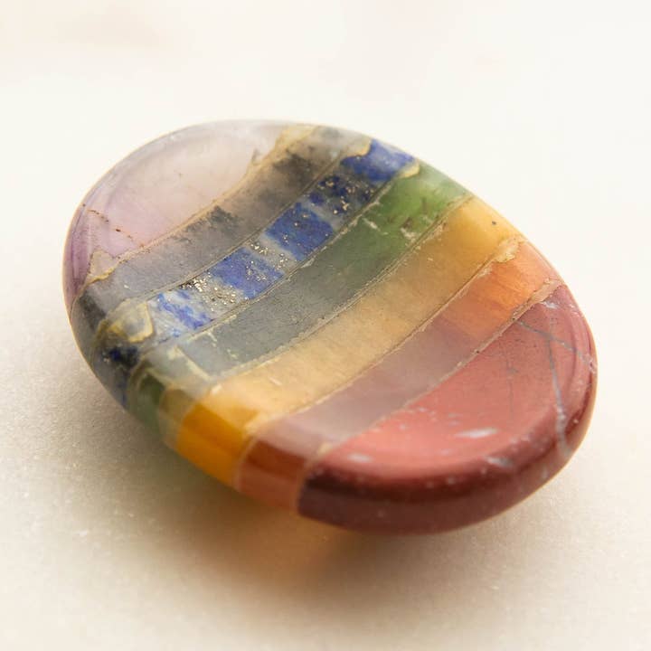 Chakra Worry Stone for wholesale by Tiny Rituals