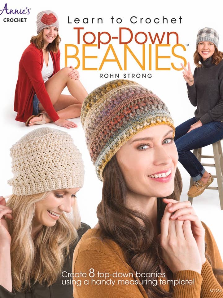 Learn to Crochet Top-Down Beanies for wholesale by Independent Publishers Group