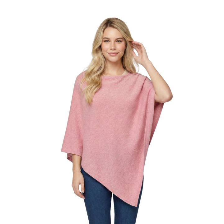 THSP1055: Blush: Pearl Poncho for wholesale by Taylor Hill Scarves & Co