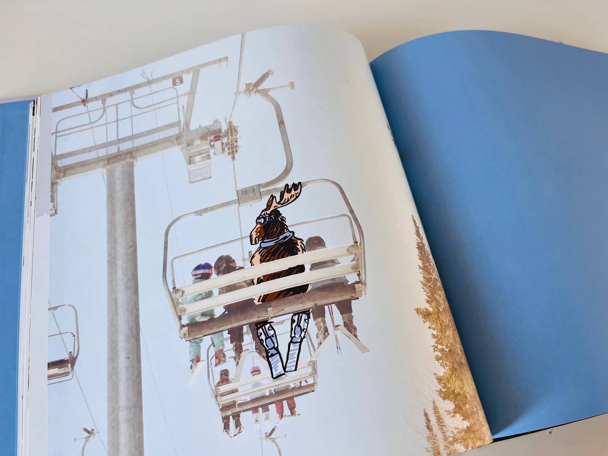 Gilbert The Moose - Rick Pieros Photography - Vendita all'ingrosso Libro per l'infanzia (3-5) - Gilbert l'Alce Impara a Sciare - Libro per bambini8