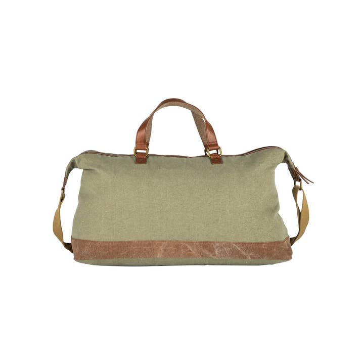 Mona B. - Wholesale Weekender bag – women's - Wanderer Up-Cycled Canvas Weekender Bag3