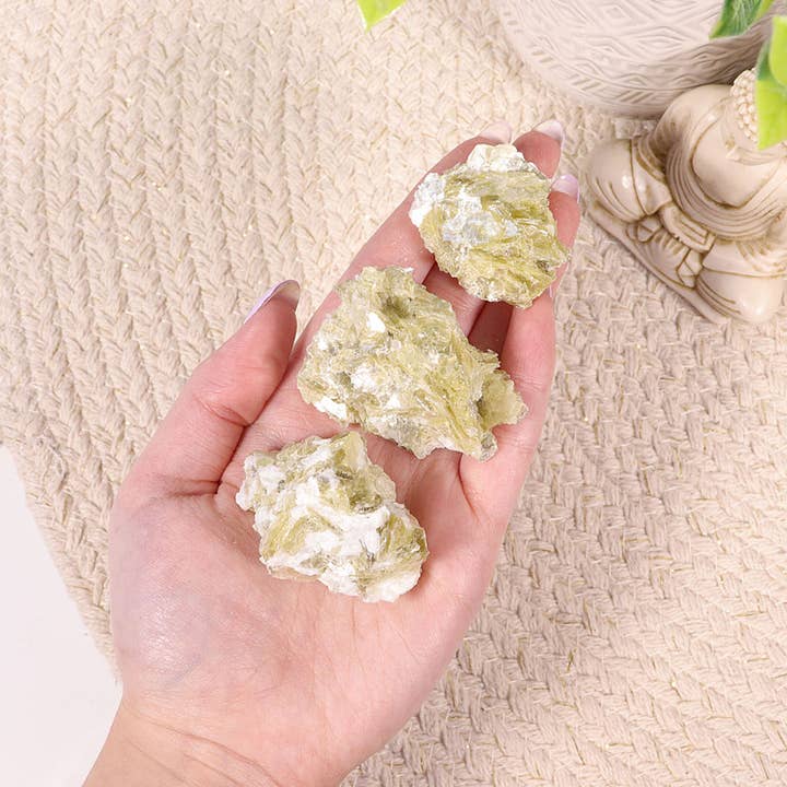 Natures Artifacts Inc - Wholesale Spiritual Stone/Crystal - Yellow Mica (Pack of 10) | Yellow Mica Gemstones3