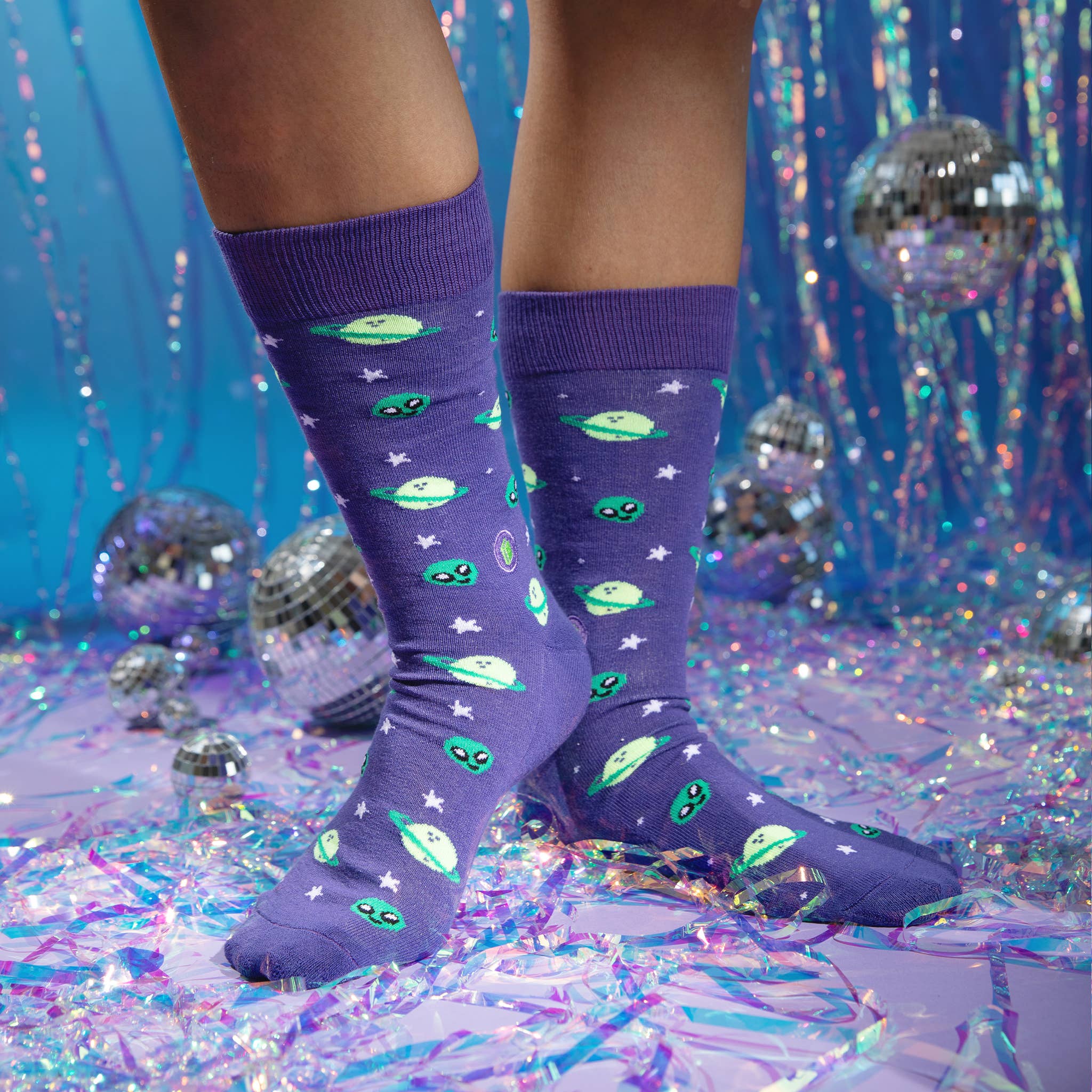 Conscious Step - Wholesale Socks - Unisex - Socks that Give Books  (Purple Planets)2