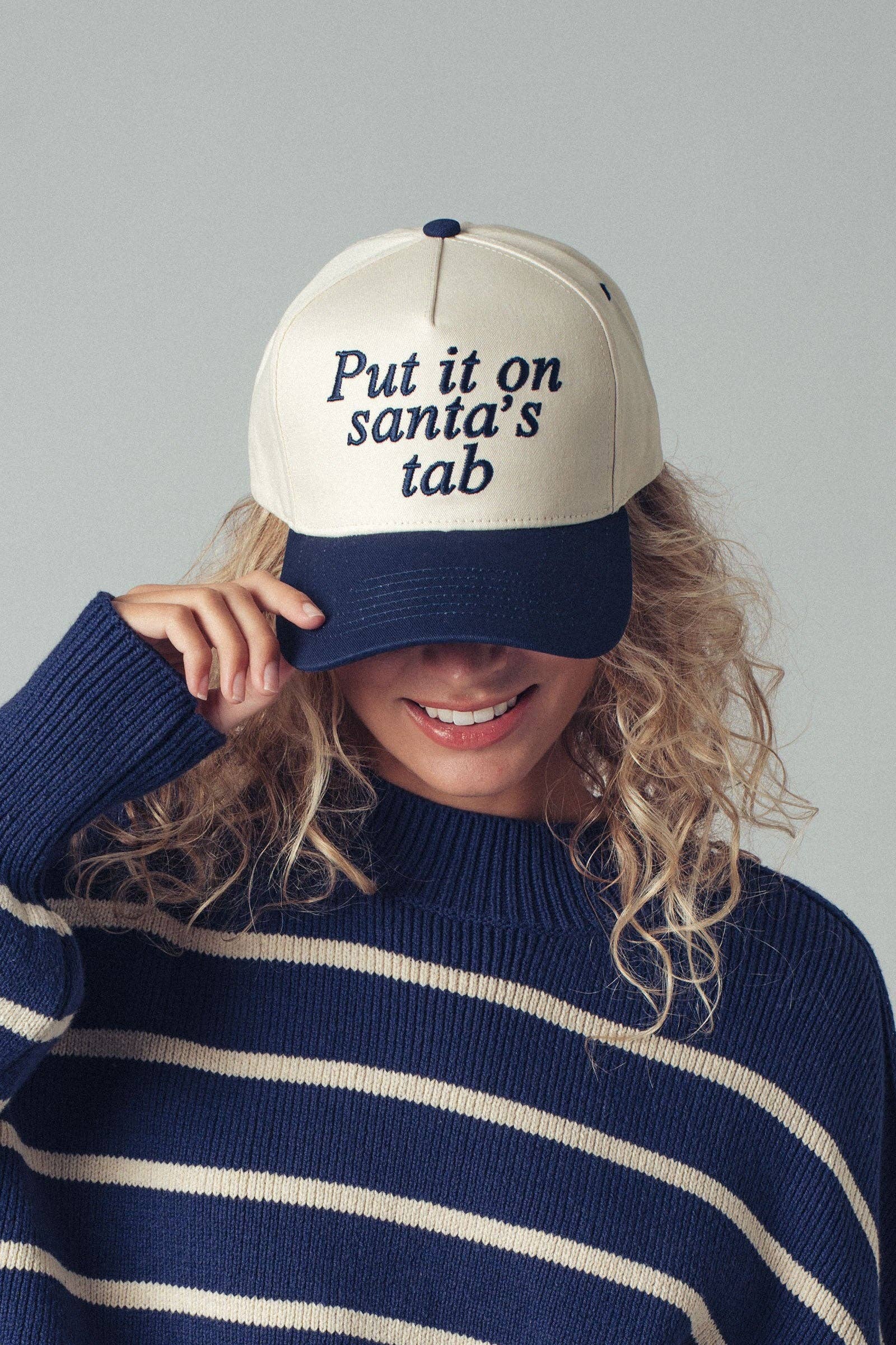 Fashion Week - Wholesale Trucker Hat - Women's - Put It on Santas Tab Trucker Hat5