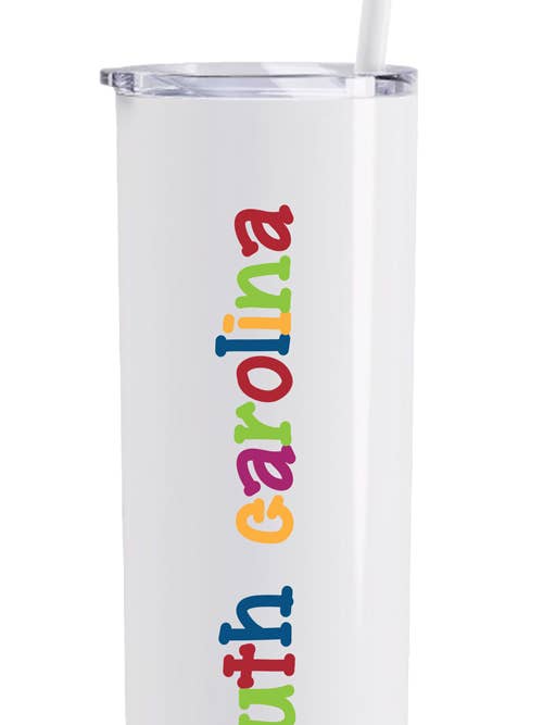 State Color-Skinny Tumbler for wholesale by Familiar Goods