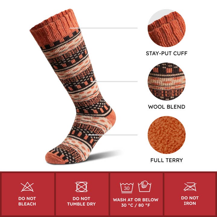 Nordic Socks - Wholesale Socks - Unisex - Sofia Knee High (10 Pairs)3