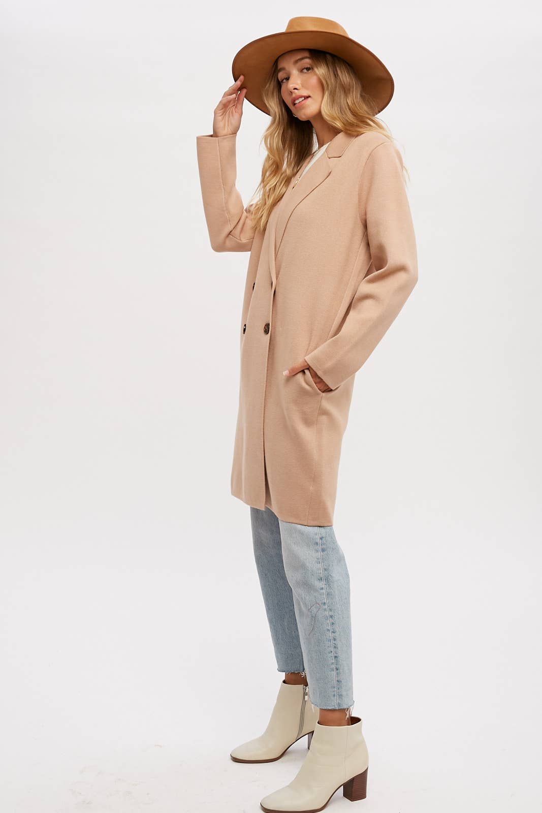 Bluivy - Wholesale Coat - Women's - CLASSIC DOUBLE BREASTED COATIGAN16