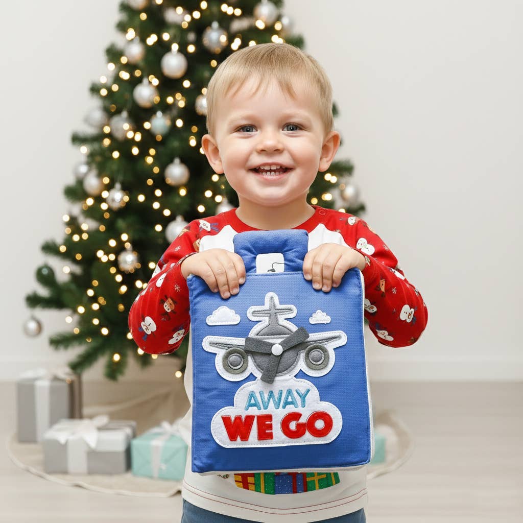 Curious Columbus – Engroshandel Malebog - Børn og baby – Aktivitetsbog i stof - Away We Go1