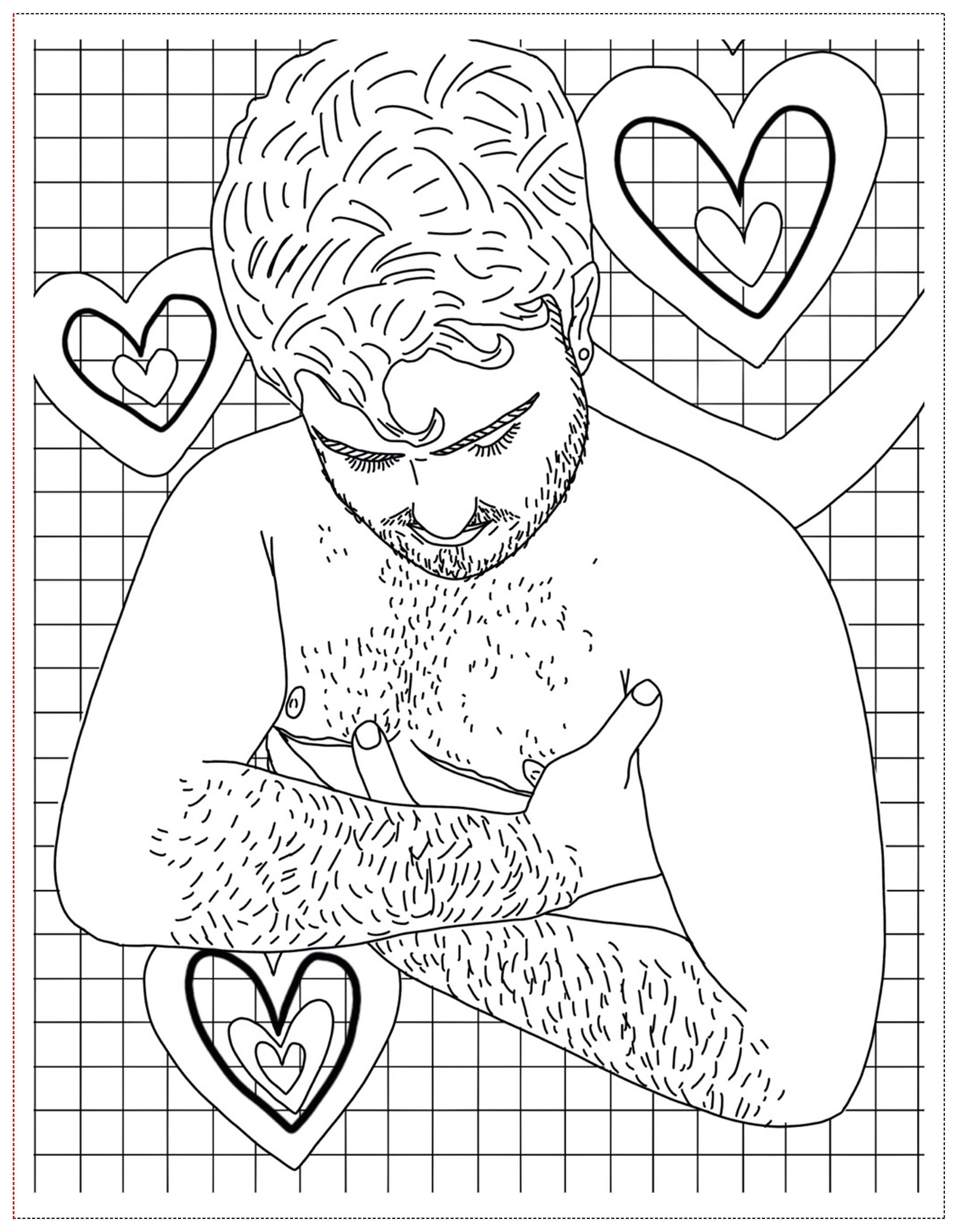 SoftBoysClub - Wholesale Coloring & Activity Book - Adult - Soft Boys, Trans-Masculine Coloring Book (Digital Download)20