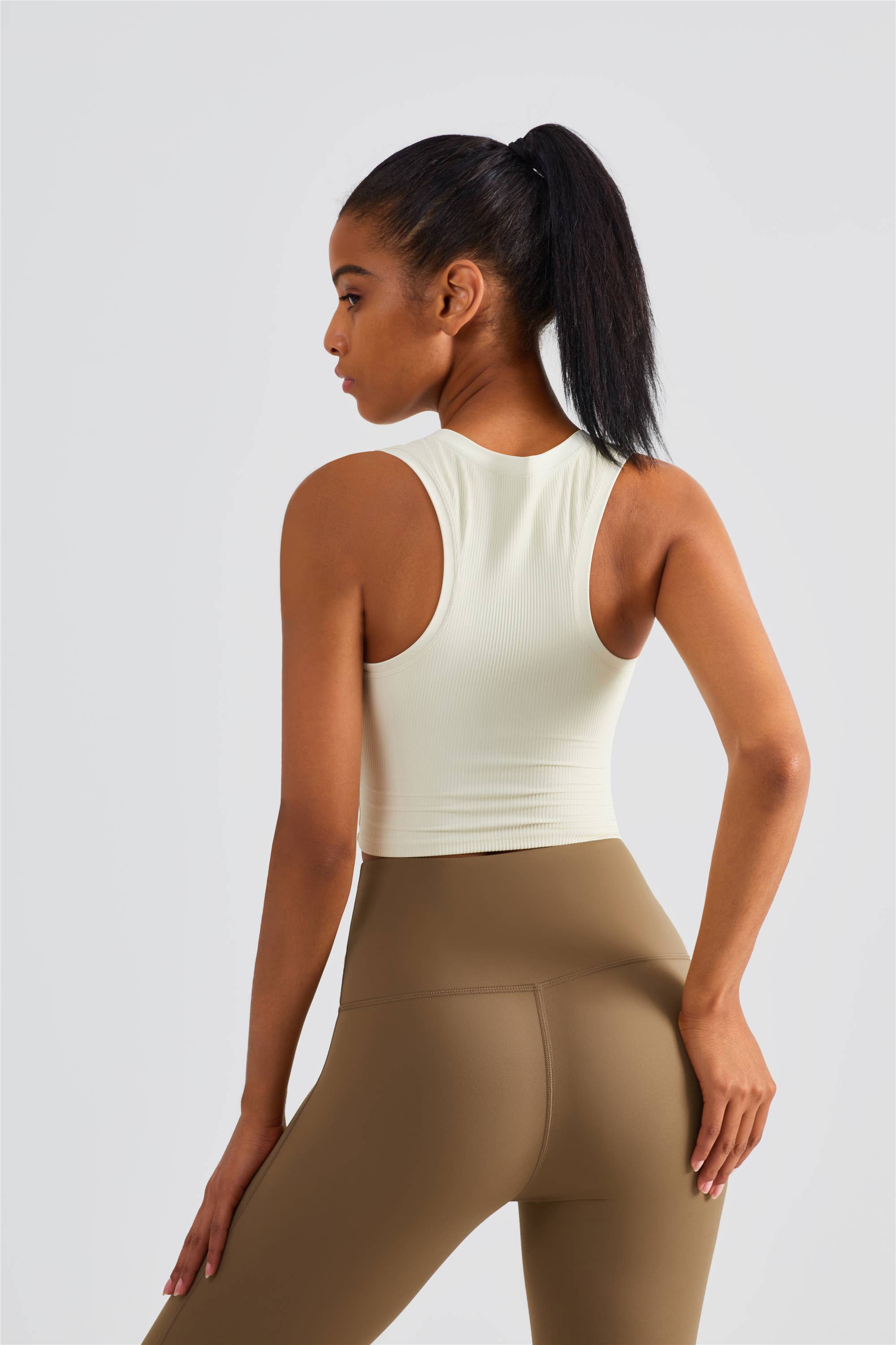 91thelabel - Vendita all'ingrosso Canotta - Donna - Canotta a coppa sagomata a costine Malibu29