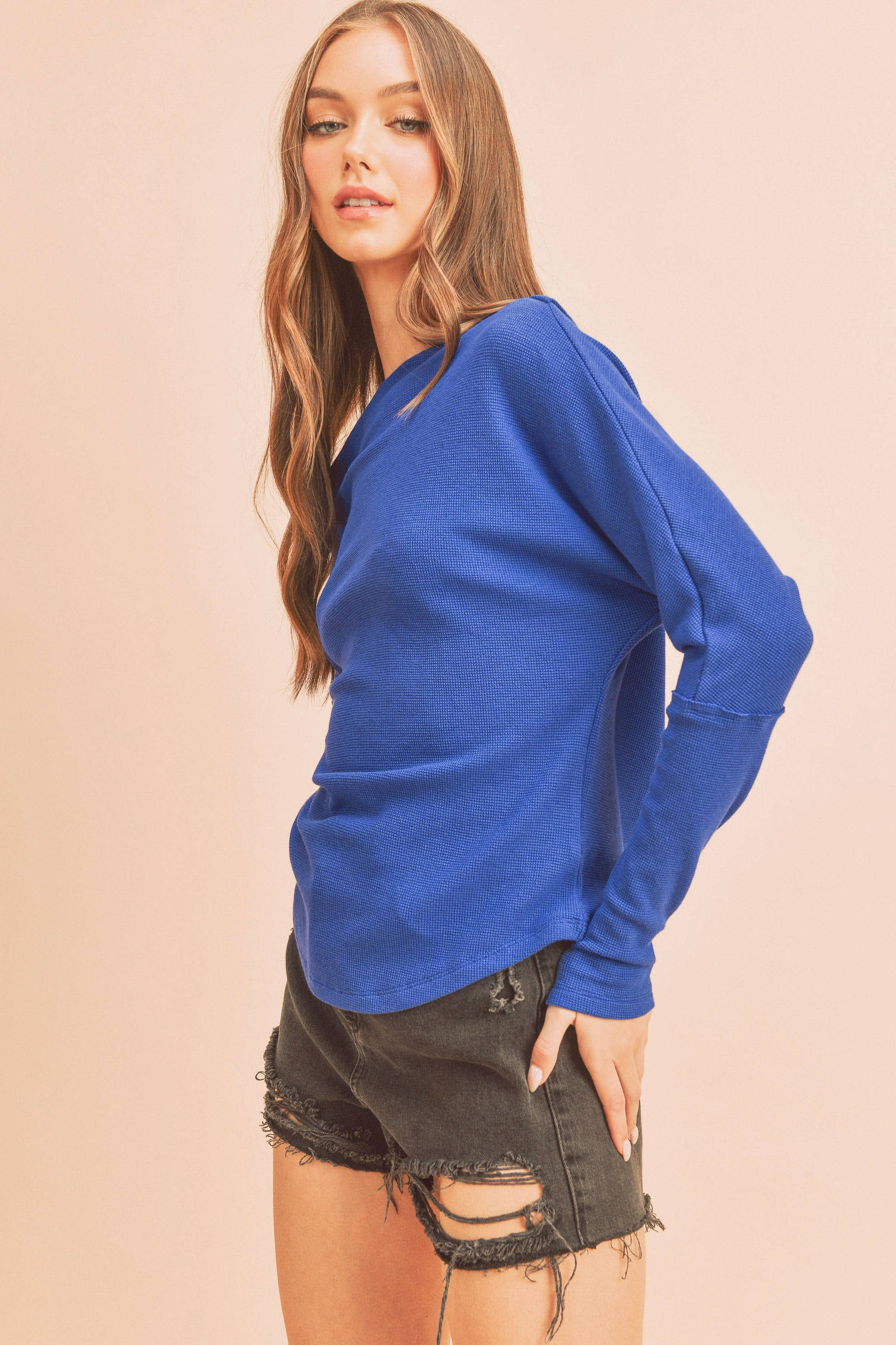 AEMI + CO – wholesale Knit top – Women's – 8114BN Lula Thermal Top 543