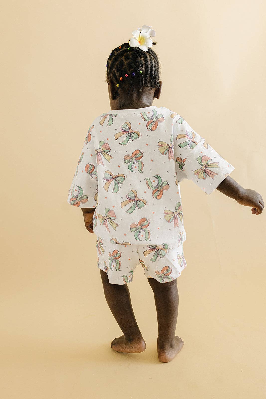 Lucky Panda Kids - Vente Ensemble haut et short – enfant - Ensemble de shorts | Nœuds joyeux13