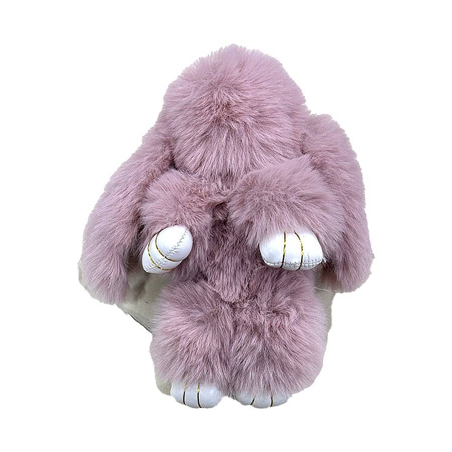 Diacly - Wholesale Keychain - Women's - 5.5 Inches Long Hair Soft Pompom Bunny Keychain25