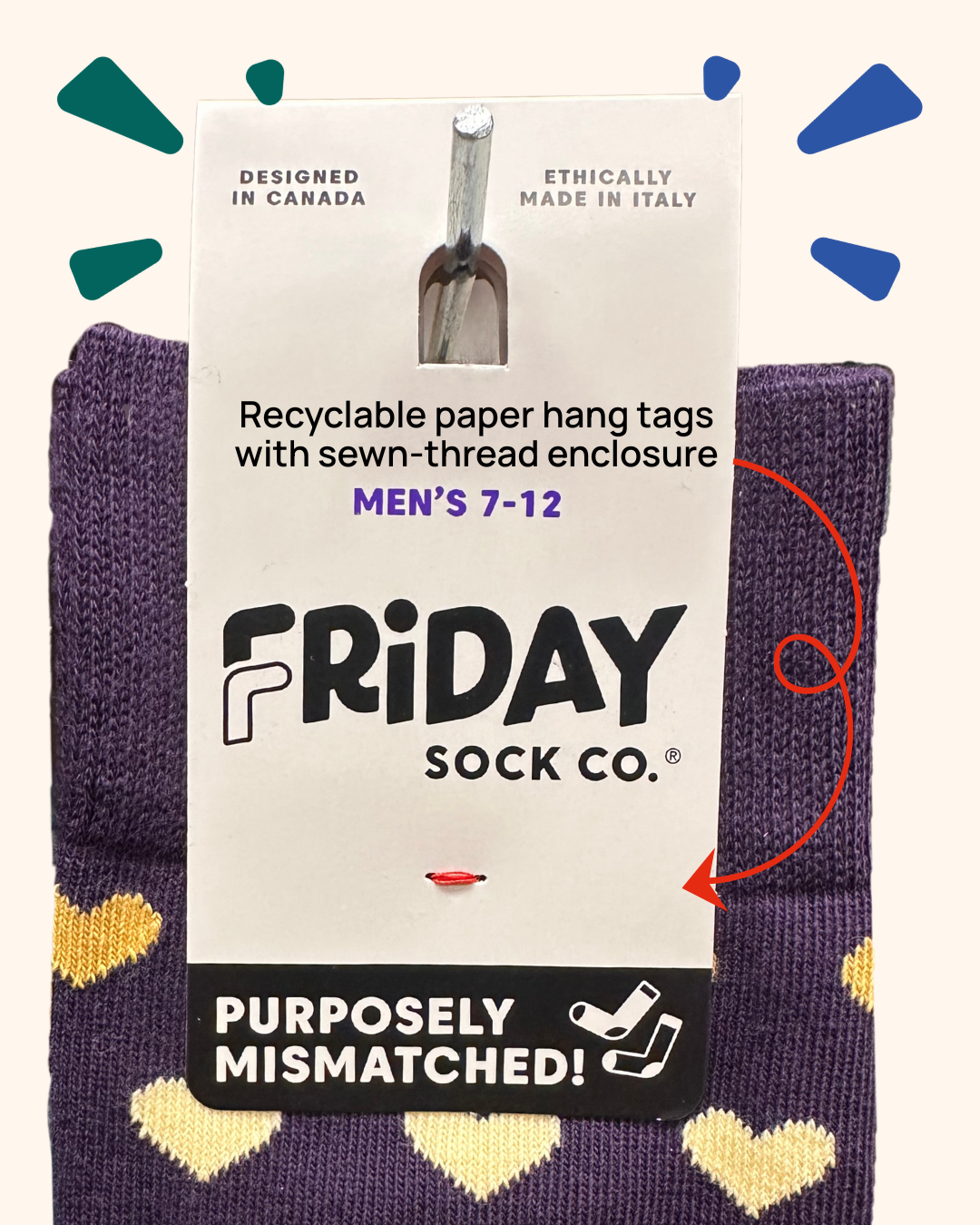 Friday Sock Co. – Engroshandel Strømper - Herre – Herresokker med Berner Sennenhund i forskellige mønstre4