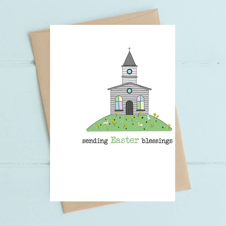 Dandelion Stationery - Wholesale Paaskaartje - Paaskaart met Zegeningen Verzonden