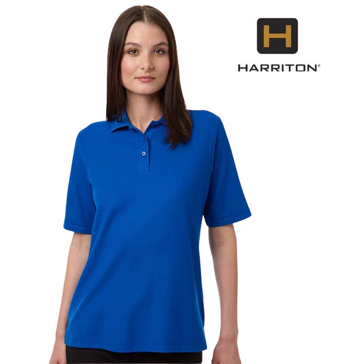 Women’s Classic Fit Pique Polo – Soft Cotton Blend for wholesale by MYES BULK APPAREL