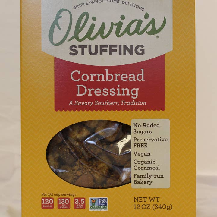 Olivia's Crouton Co., Inc. - Wholesale Bread Mix - Olivia's Cornbread Stuffing 6 case