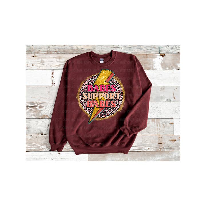 BABES SUPPORT BABES - DTF Transfer for wholesale by Sassy and Sublime