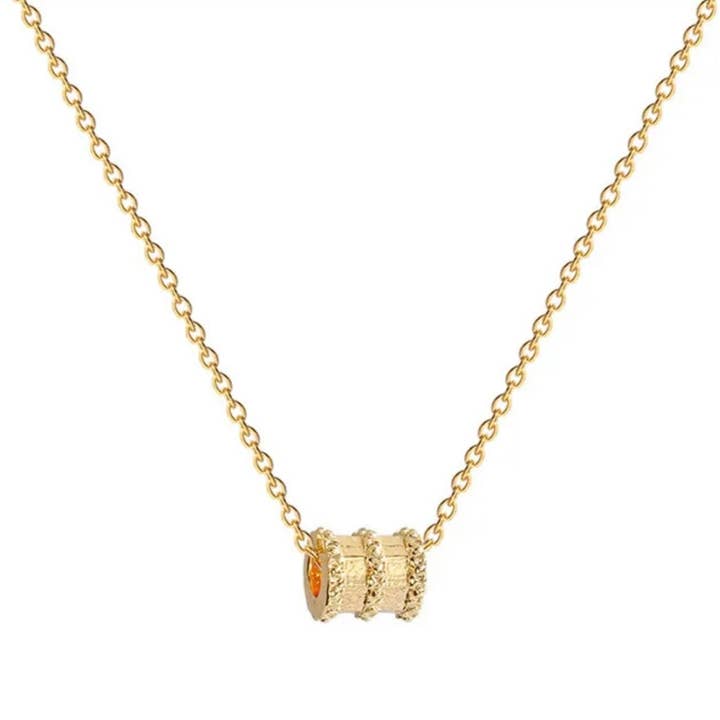 Ronde gouden halsketting met hanger voor wholesale door Uncommon Opal Designs