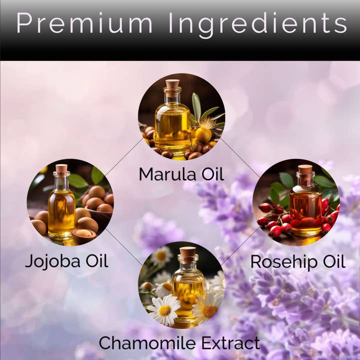 Bootleg Bath - Wholesale Bath/Body Oil - Lavender Bath Oil- Marula & Rosehip Oil. Perfect Spa Gift