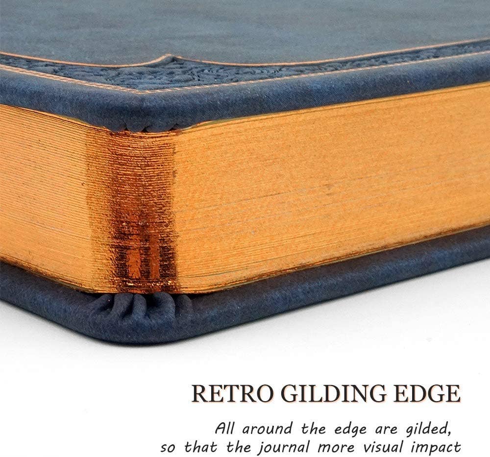 Victoria's Journals - Wholesale Journal/Diary - Victoria's Journals Vintage Style Diary Vegan Leather (Navy)6