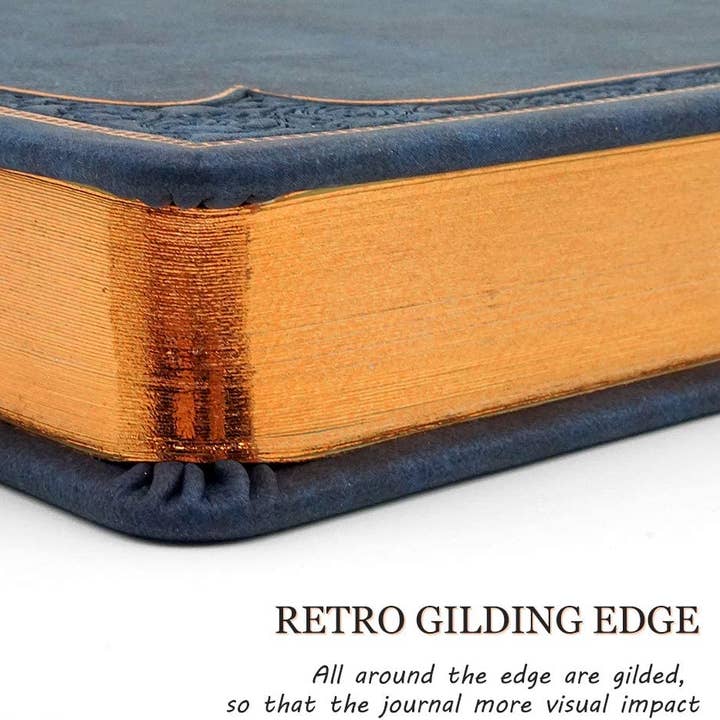 Victoria's Journals - Wholesale Journal/Diary - Victoria's Journals Vintage Style Diary Vegan Leather (Navy)6