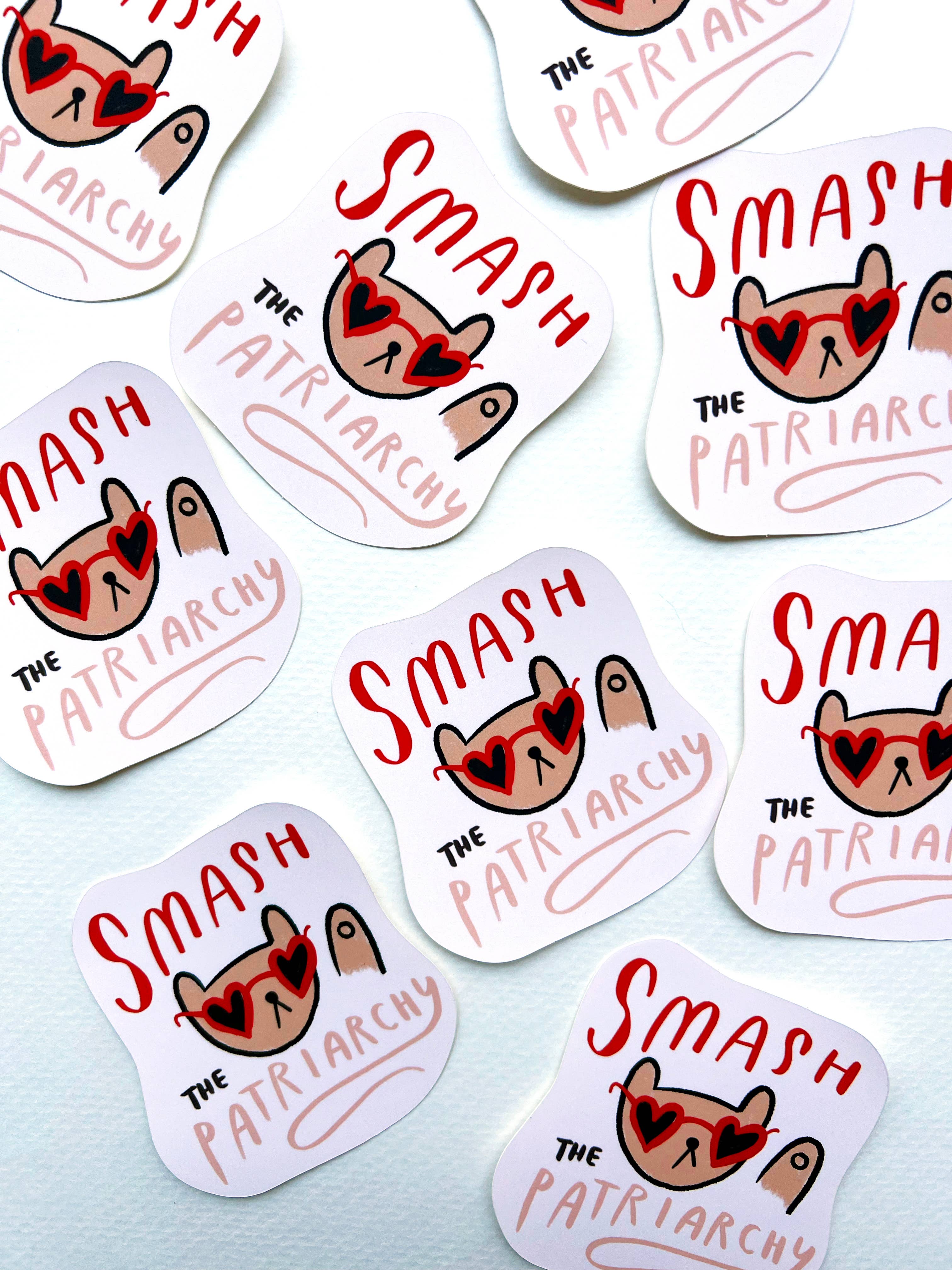 Ghost Academy - Vendita all'ingrosso Adesivo - Adesivo «Smash the Patriarcato»1