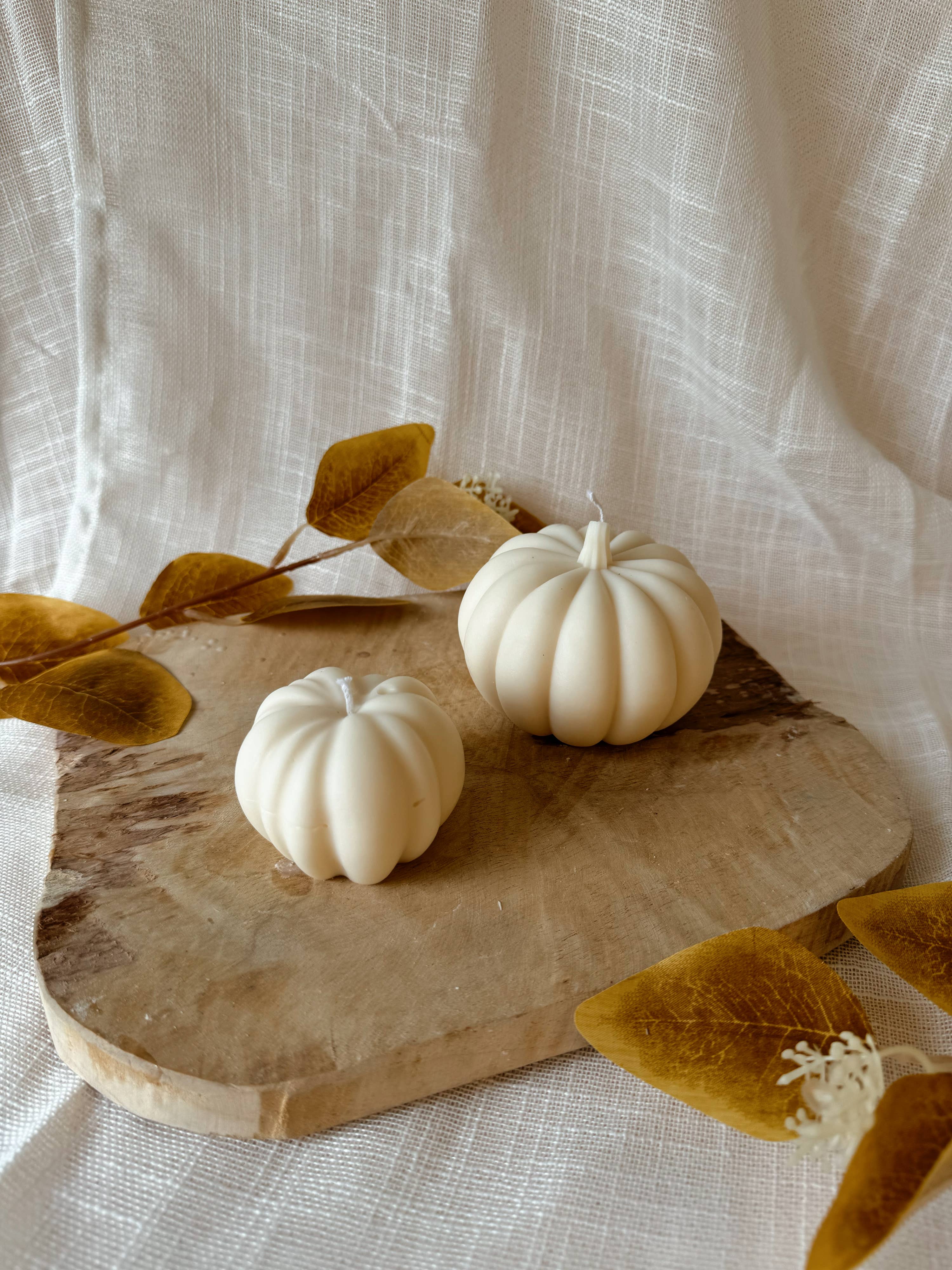 My Milky Candle - Wholesale Novelty Candle - Pumpkin candle 2 format handmade rapeseed wax cream3