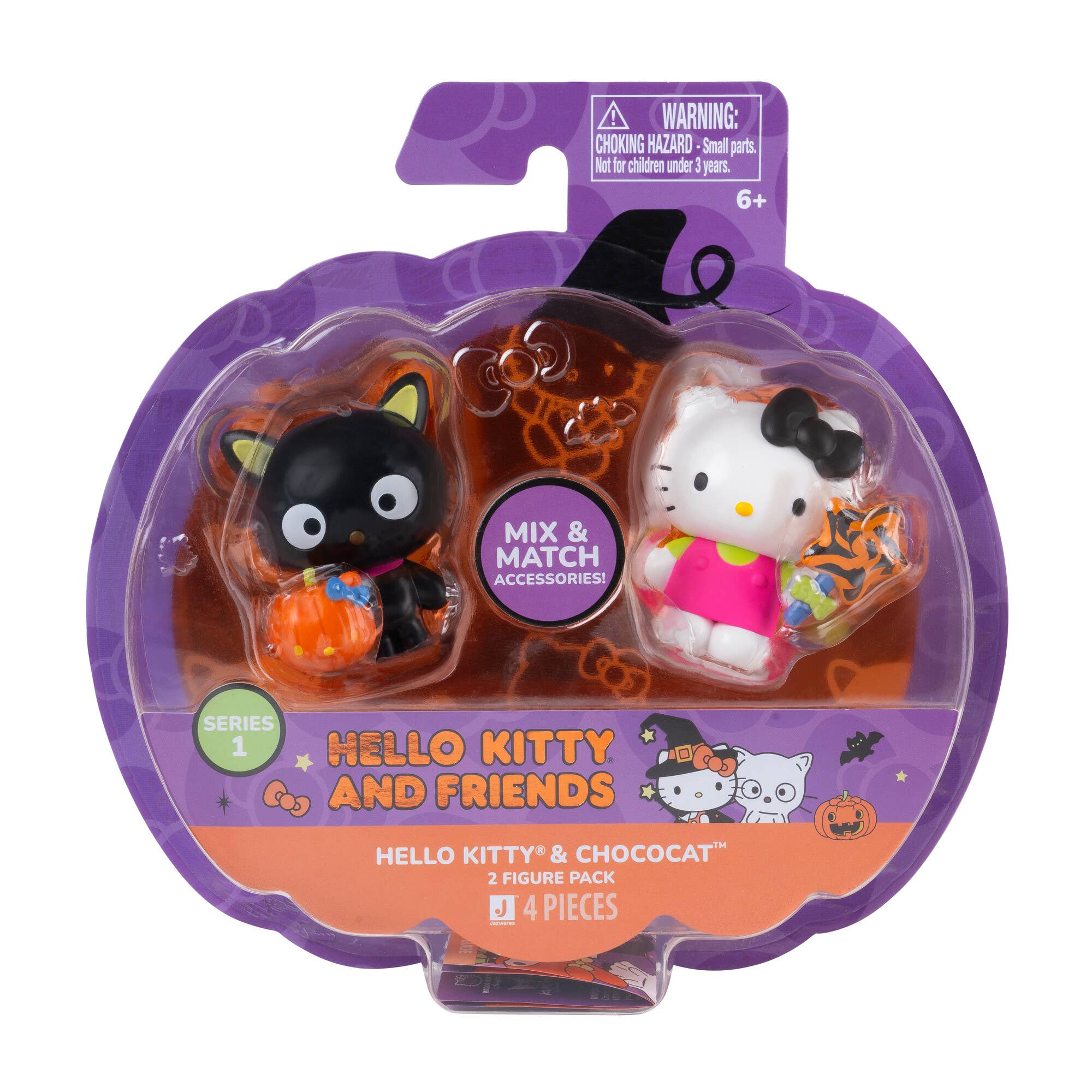 License 2 Play Toys - Wholesale Figurine Toy - Kids - Hello Kitty 2" Halloween 2 Figure Pack Assortment in Display4