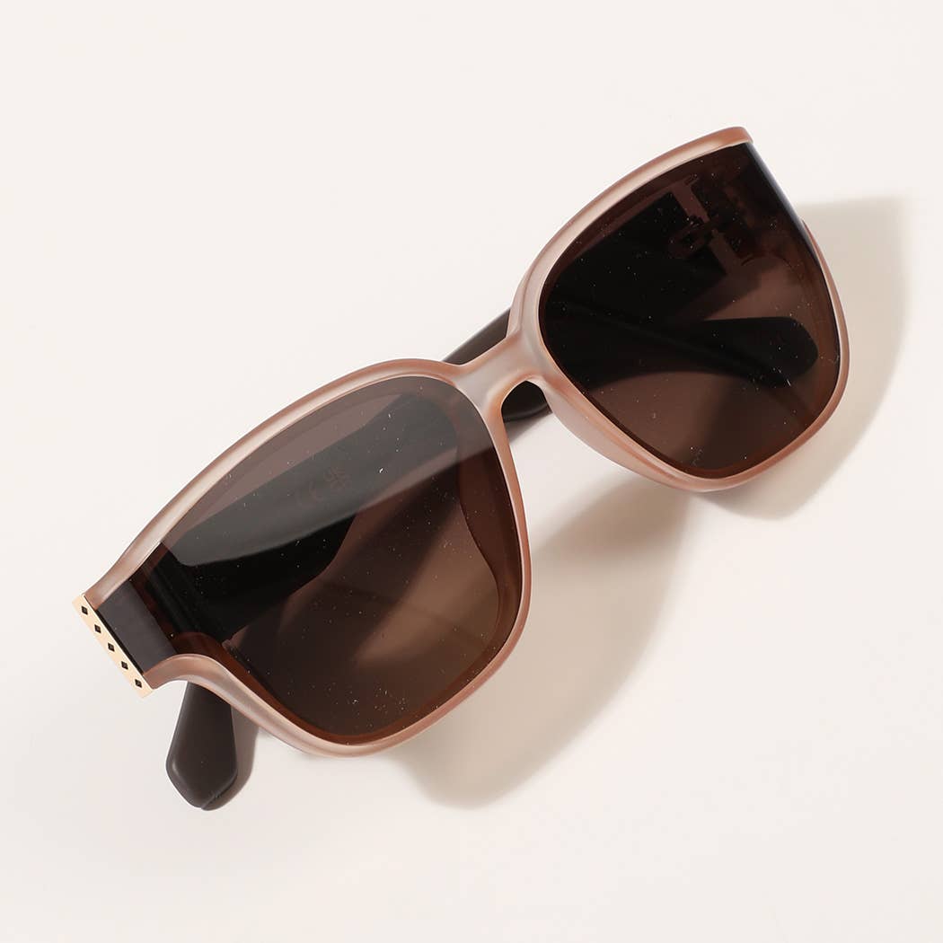  ASSORTED COLOR Semi-Transparent Frame Design Fashion Sunglasses for wholesale on Faire12