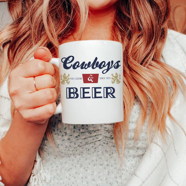 Cowboys And Beer - Country Western Mug KTJ07 for wholesale by House Of Rodan