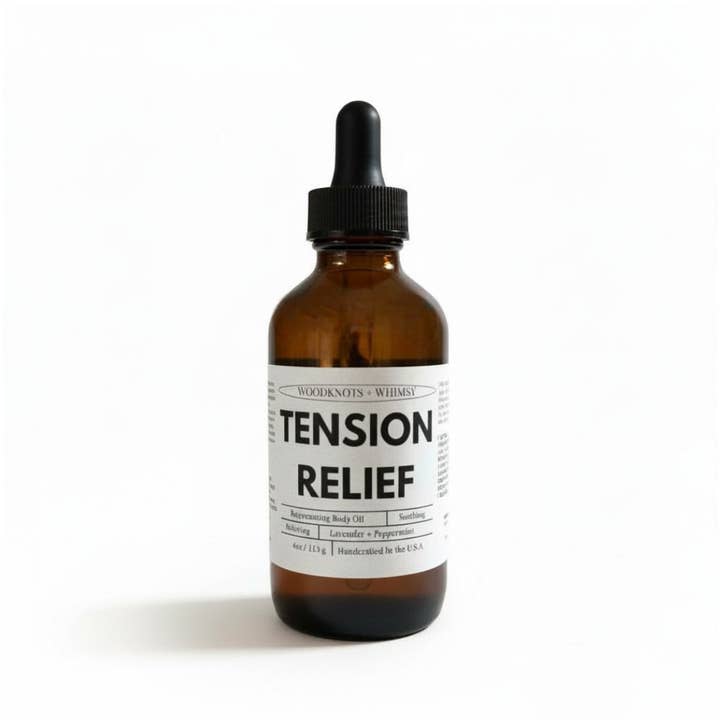Tension Relief Body Oil for wholesale by Woodknots + Whimsy