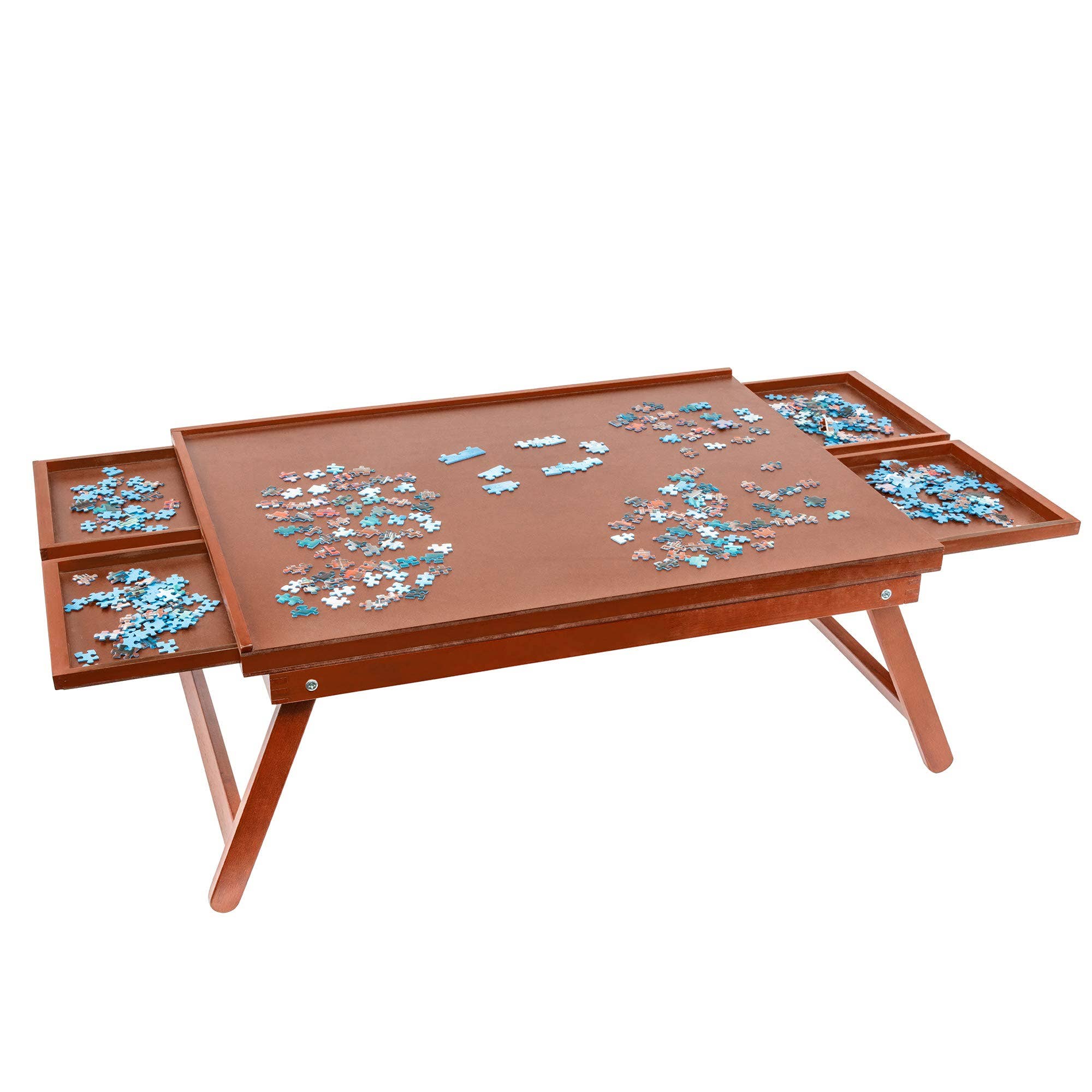 Jumbl - Wholesale Puzzel - Volwassene - Puzzelbord van 1000 stukjes, 23 „x 31" houten puzzel met poten23