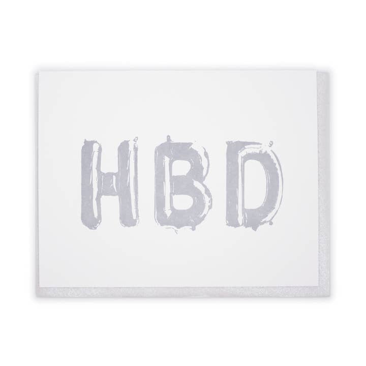 HBD Balloons for wholesale by Ordinary Day Press
