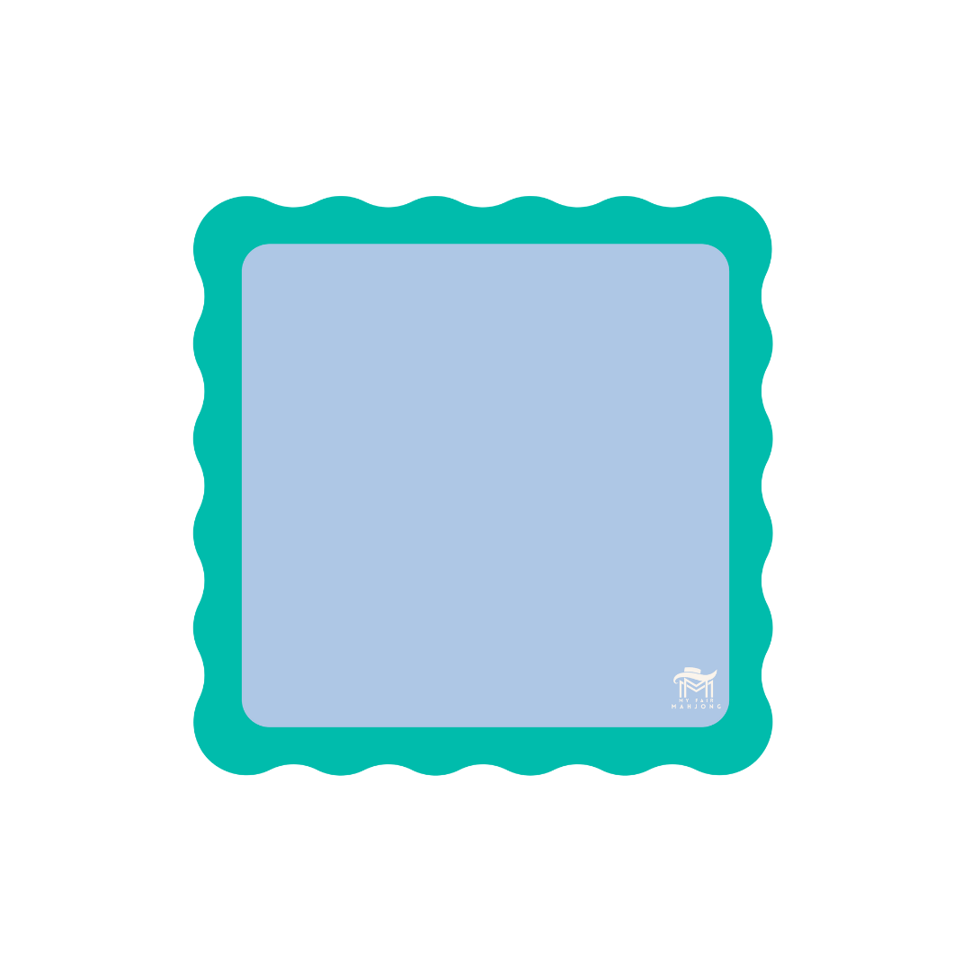 My Fair Mahjong - Wholesale Board Game - MINI MAHJONG MAT  |  Color Wave  |  21" x 21"18