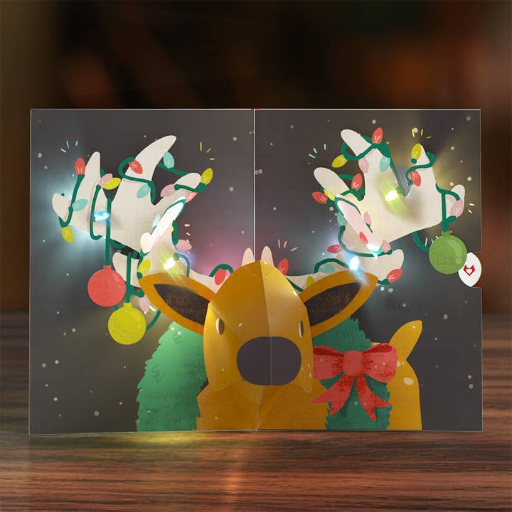 Lovepop Cards - Wholesale Season's Greetings Card - Holiday Light-Up Card 4 Pack (-16%)3