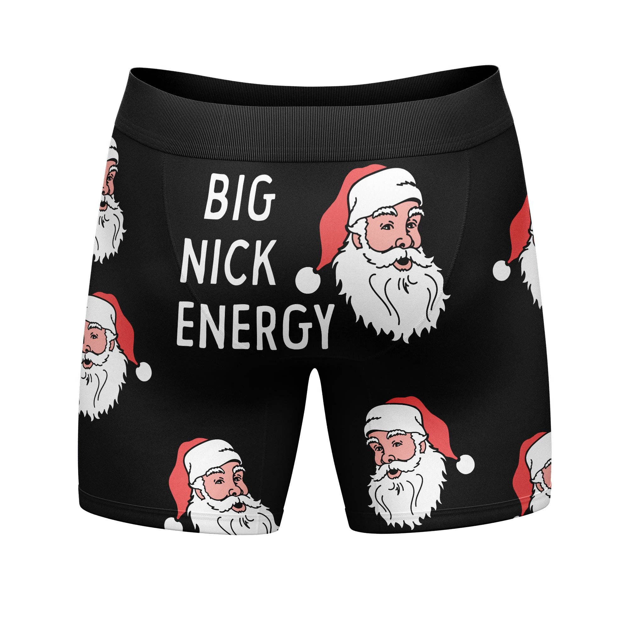 Noir - Big Nick Energy Caleçons Big Nick Energy Boxer Briefs Graphiques de Noël en vente sur Faire0