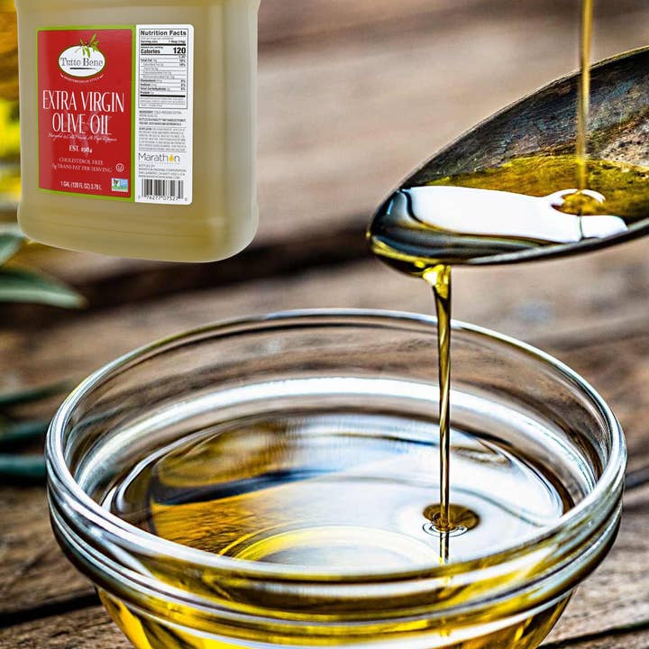 Golden West Specialty Foods - Venta al por mayor Aceite de oliva - Aceite de oliva virgen extra Tutto Bene, 1 galón (128 onzas)