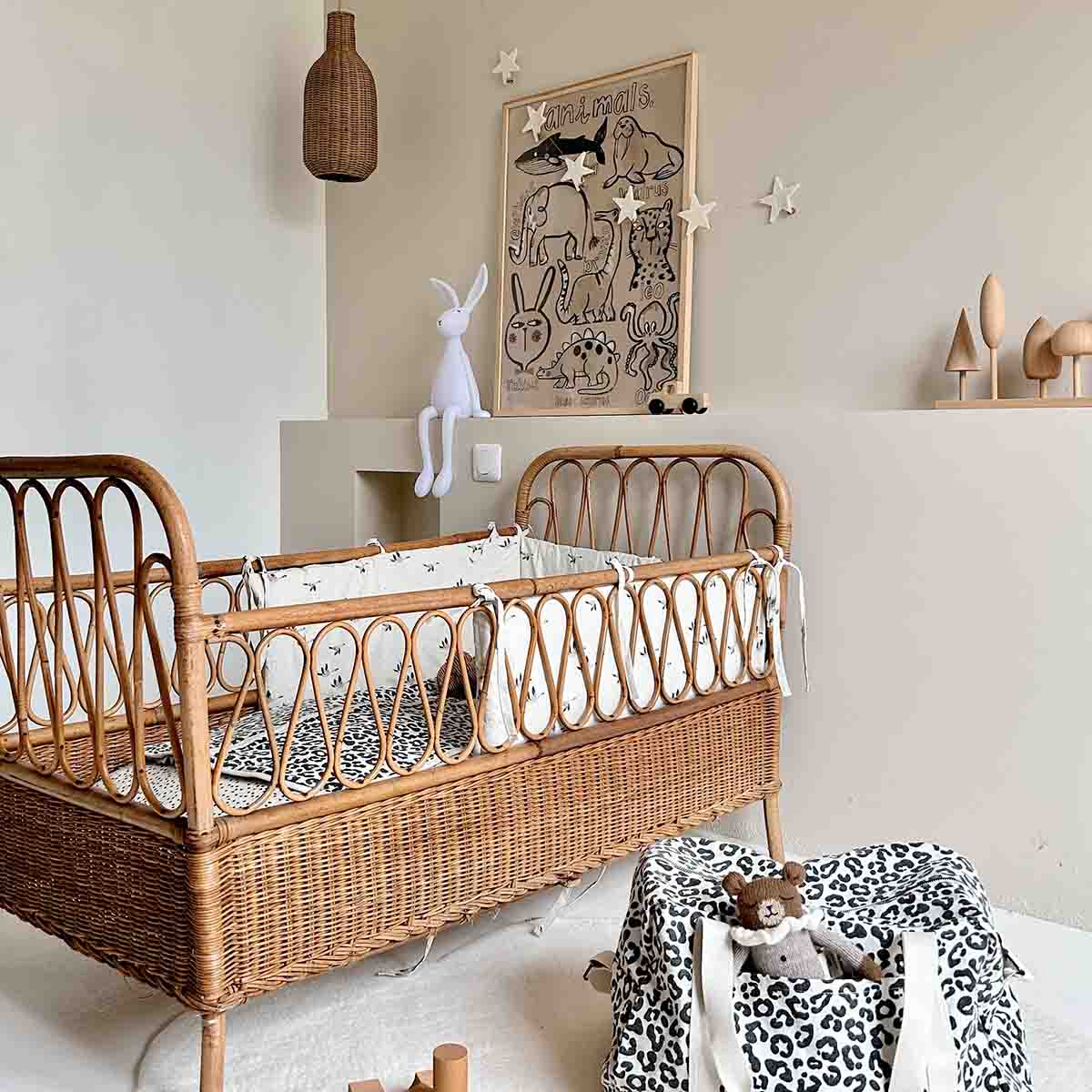 Natural WEEKEND BAG - DIAPER BAG RAPHAEL GRAOU NATUREL for wholesale on Faire7