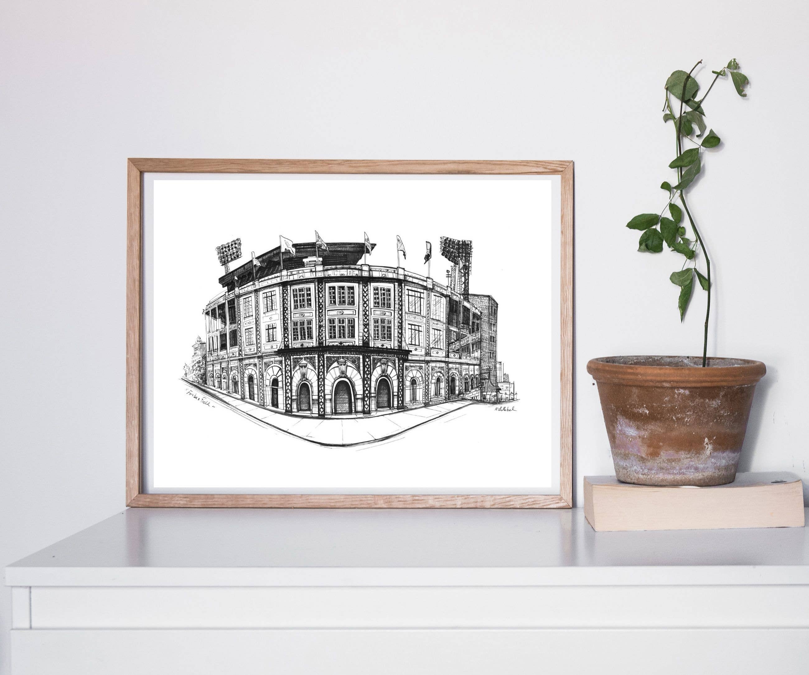 KLoRebel Art Co. - Wholesale Art Print - Forbes Field | Art Print1