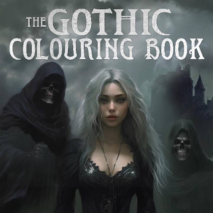 Texas Bookman - Wholesale Book - Adult - Gothic Coloring Book (Arcturus Horror Colouring)
