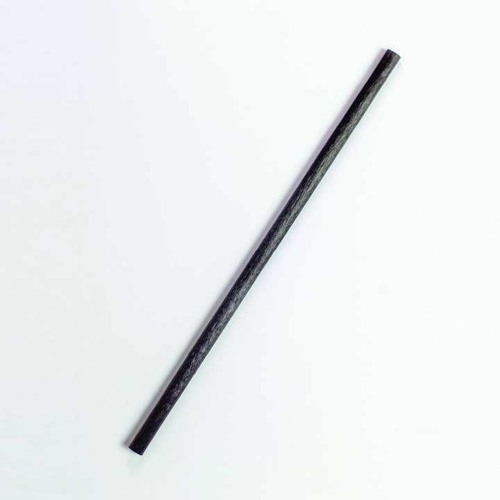 SBA21U Standard Black Agave 8.25” Straw, Unwrapped for wholesale by Mister Agave