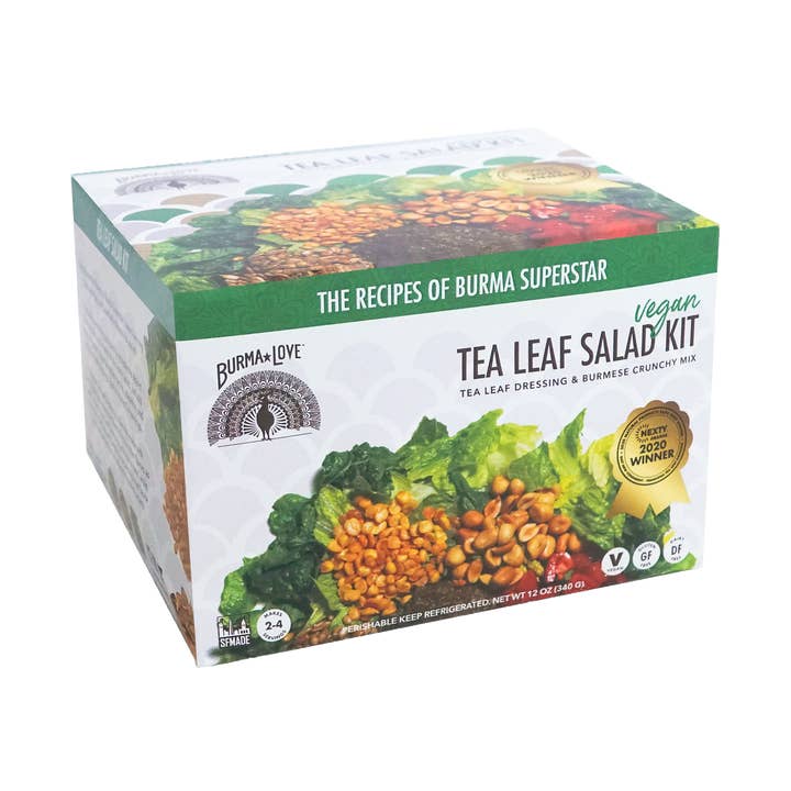 Fermented Tea Leaf Salad Kit- Vegan for wholesale by Burma Love Foods Company