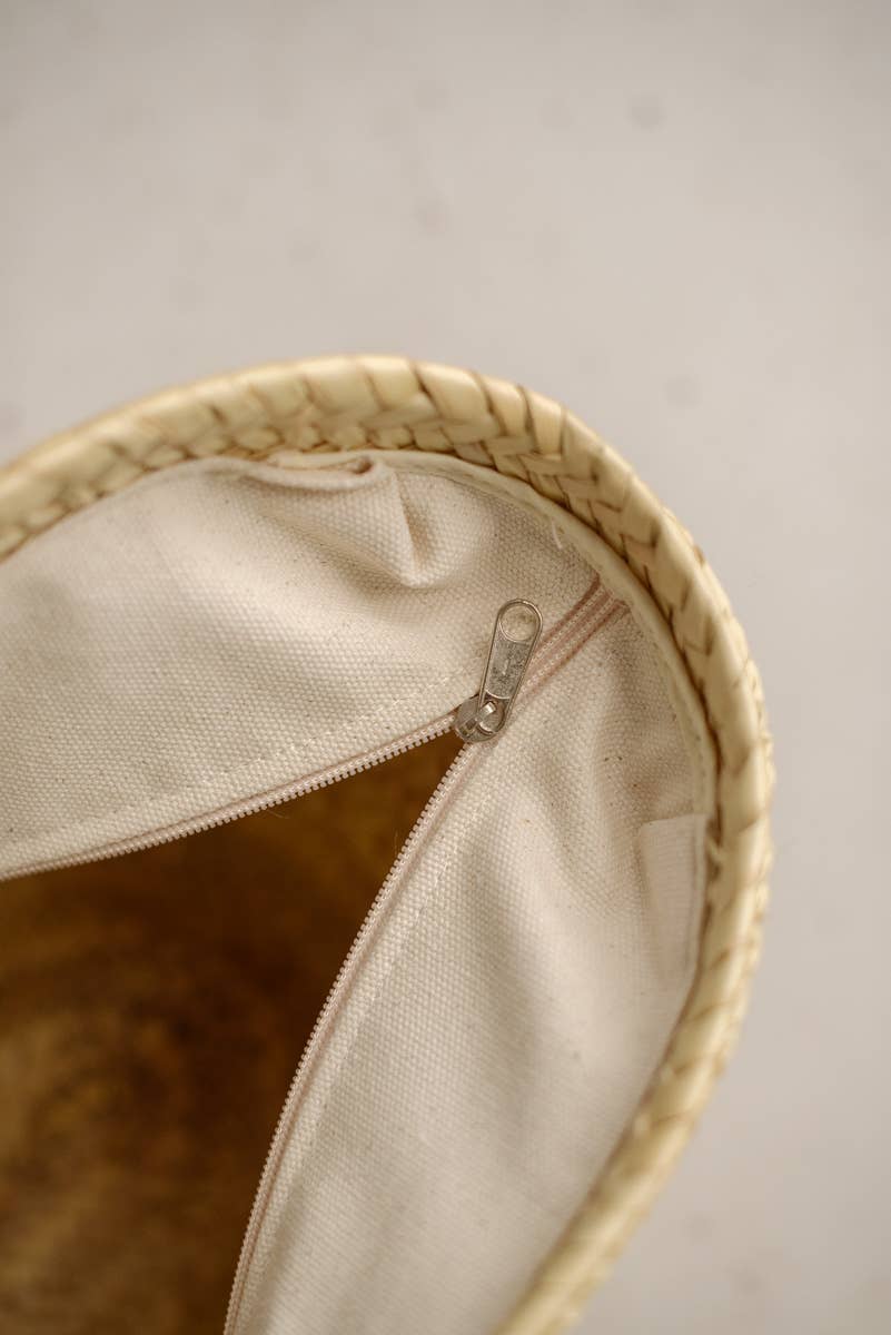 Lula Natura - Vente Sac de plage - Sac panier maxi Lee en raphia4