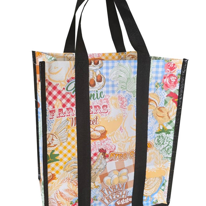 Vintage Chickens Swag Bag Set of 5 for wholesale by Two Lumps of Sugar