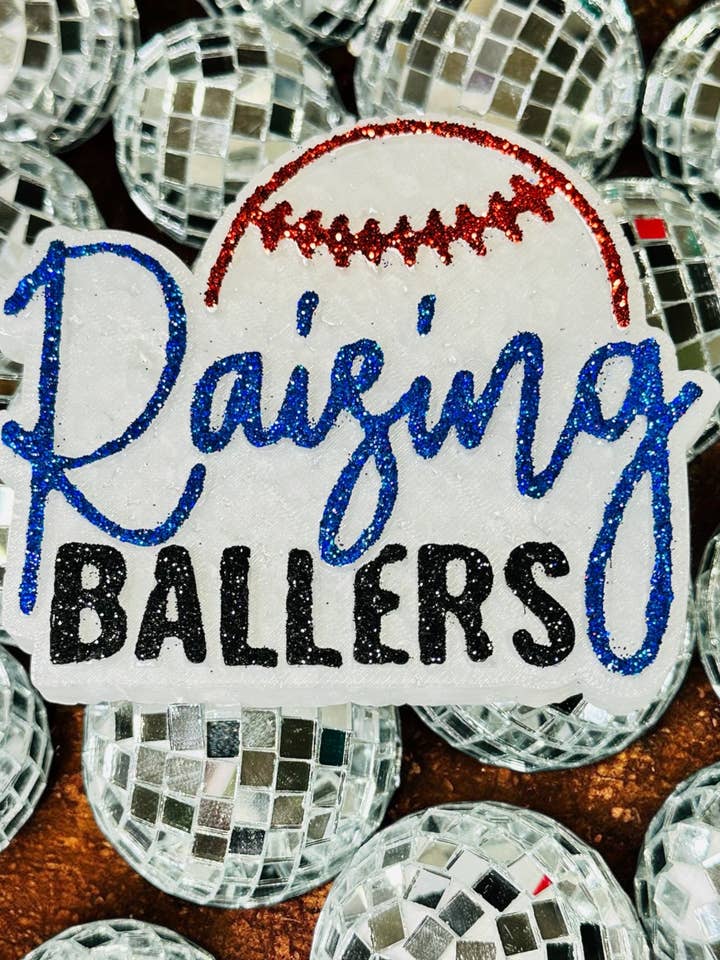 Raising Ballers Baseball Car Freshie for wholesale by Sassy Fras Couture