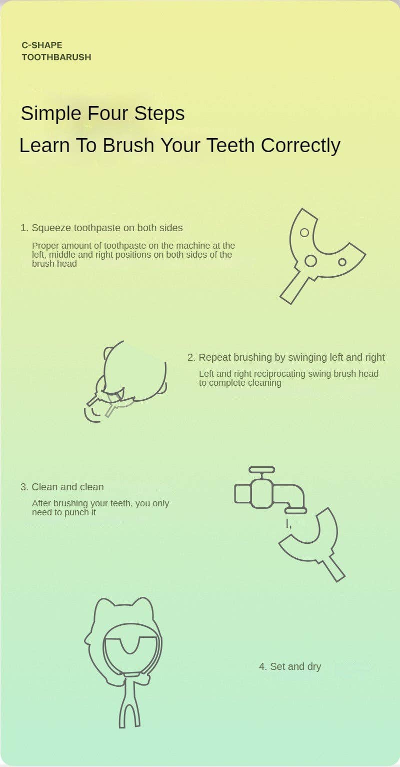 Mix Match Colors Soft Baby Tooth Brush U Shape for wholesale on Faire3