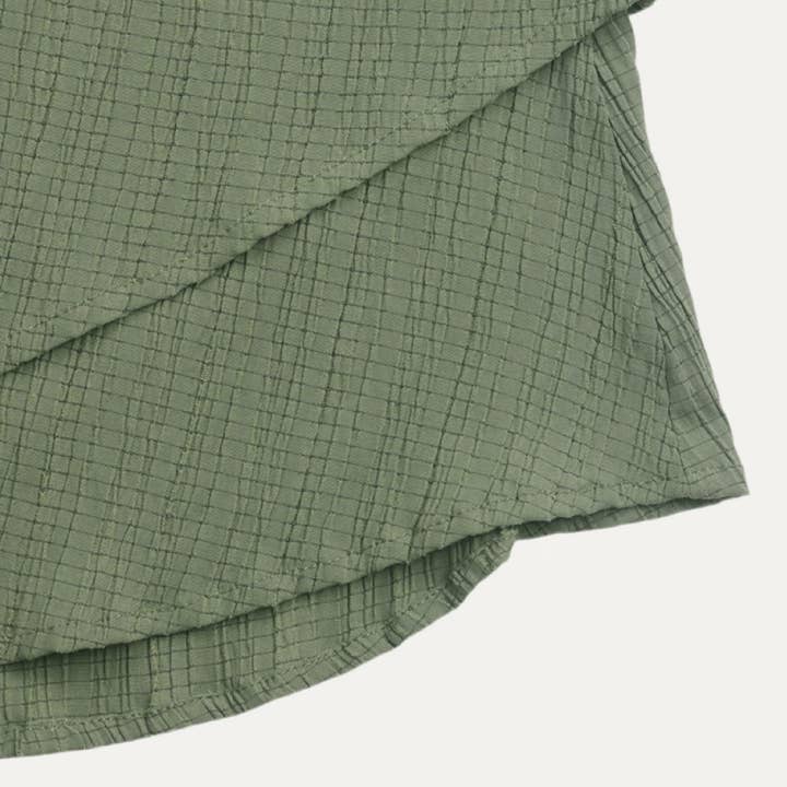 The Moment Collection - Wholesale Shorts - Women's - Actively Crinkled High-Waist Tiered Layers Mini Shorts 13