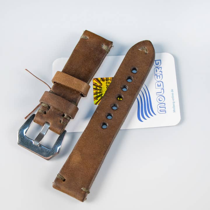 Militär klockarmband, extra stark handgjord NEW Molberg för wholesale av Molberg